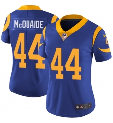 Women's Nike Los Angeles Rams #44 Jacob McQuaide Elite Royal Blue Alternate NFL Jersey
