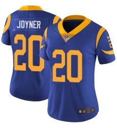 Women's Nike Los Angeles Rams #20 Lamarcus Joyner Elite Royal Blue Alternate NFL Jersey