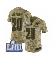 Women's Nike Los Angeles Rams #20 Lamarcus Joyner Limited Camo 2018 Salute to Service Super Bowl LIII Bound NFL Jersey