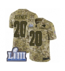 Youth Nike Los Angeles Rams #20 Lamarcus Joyner Limited Camo 2018 Salute to Service Super Bowl LIII Bound NFL Jersey