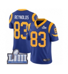 Men's Nike Los Angeles Rams #83 Josh Reynolds Royal Blue Alternate Vapor Untouchable Limited Player Super Bowl LIII Bound NFL Jersey