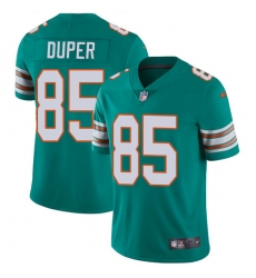 Youth Nike Miami Dolphins #85 Mark Duper Elite Aqua Green Alternate NFL Jersey