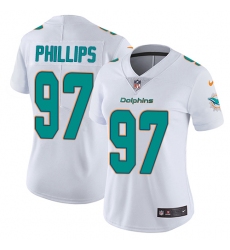 Women's Nike Miami Dolphins #97 Jordan Phillips Elite White NFL Jersey