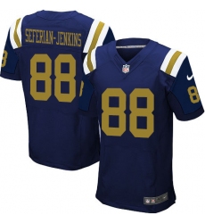 Men's Nike New York Jets #88 Austin Seferian-Jenkins Elite Navy Blue Alternate NFL Jersey