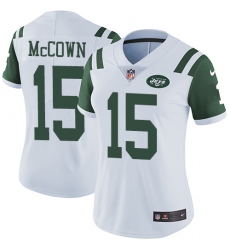 Women's Nike New York Jets #15 Josh McCown Elite White NFL Jersey
