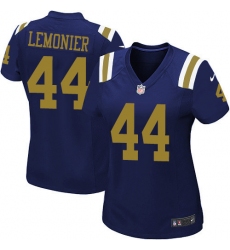 Women's Nike New York Jets #44 Corey Lemonier Game Navy Blue Alternate NFL Jersey