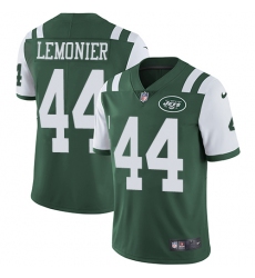 Youth Nike New York Jets #44 Corey Lemonier Elite Green Team Color NFL Jersey