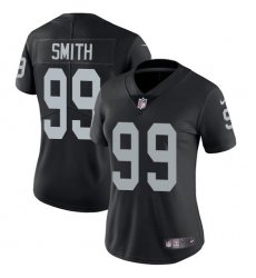 Women's Nike Oakland Raiders #99 Aldon Smith Elite Black Team Color NFL Jersey