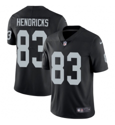 Youth Nike Oakland Raiders #83 Ted Hendricks Elite Black Team Color NFL Jersey
