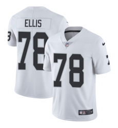 Youth Nike Oakland Raiders #78 Justin Ellis Elite White NFL Jersey