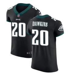 Men's Nike Philadelphia Eagles #20 Brian Dawkins Black Alternate Vapor Untouchable Elite Player NFL Jersey