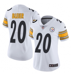 Women's Nike Pittsburgh Steelers #20 Rocky Bleier Game White NFL Jersey