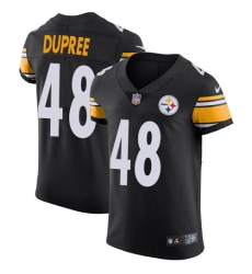 Men's Nike Pittsburgh Steelers #48 Bud Dupree Black Team Color Vapor Untouchable Elite Player NFL Jersey