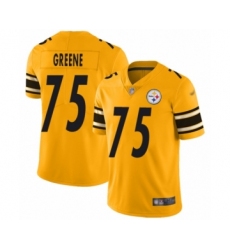 Youth Pittsburgh Steelers #75 Joe Greene Limited Gold Inverted Legend Football Jersey