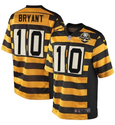 Men's Nike Pittsburgh Steelers #10 Martavis Bryant Elite Yellow/Black Alternate 80TH Anniversary Throwback NFL Jersey