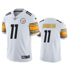 Men's Pittsburgh Steelers #11 Brandon Johnson White 2025 Vapor Untouchable Football Stitched Jersey