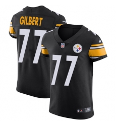 Men's Nike Pittsburgh Steelers #77 Marcus Gilbert Black Team Color Vapor Untouchable Elite Player NFL Jersey