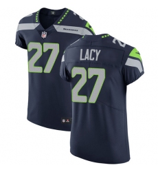 Men's Nike Seattle Seahawks #27 Eddie Lacy Steel Blue Team Color Vapor Untouchable Elite Player NFL Jersey