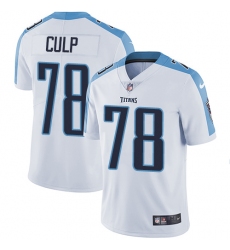Youth Nike Tennessee Titans #78 Curley Culp Elite White NFL Jersey