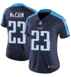 Women's Nike Tennessee Titans #23 Brice McCain Elite Navy Blue Alternate NFL Jersey