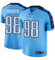 Youth Nike Tennessee Titans #98 Brian Orakpo Elite Light Blue Team Color NFL Jersey