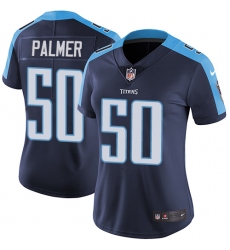 Women's Nike Tennessee Titans #50 Nate Palmer Elite Navy Blue Alternate NFL Jersey