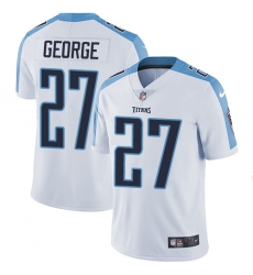 Youth Nike Tennessee Titans #27 Eddie George Elite White NFL Jersey