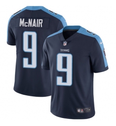 Men's Nike Tennessee Titans #9 Steve McNair Navy Blue Alternate Vapor Untouchable Limited Player NFL Jersey