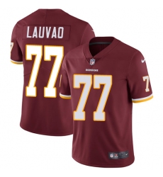 Youth Nike Washington Redskins #77 Shawn Lauvao Elite Burgundy Red Team Color NFL Jersey