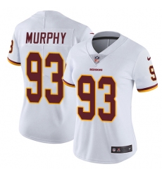 Women's Nike Washington Redskins #93 Trent Murphy Elite White NFL Jersey