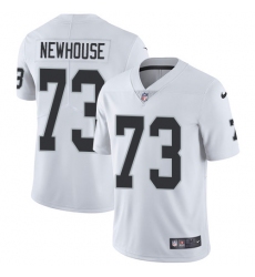 Youth Nike Oakland Raiders #73 Marshall Newhouse Elite White NFL Jersey