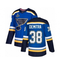 Men's St. Louis Blues #41 Robert Bortuzzo Authentic Green Salute to Service 2019 Stanley Cup Champions Hockey Jersey