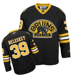 Women's Reebok Boston Bruins #39 Matt Beleskey Premier Black Third NHL Jersey
