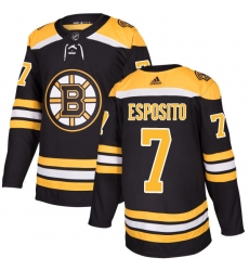 Youth Adidas Boston Bruins #7 Phil Esposito Premier Black Home NHL Jersey
