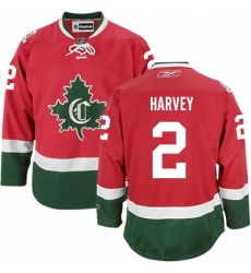 Youth Reebok Montreal Canadiens #2 Doug Harvey Authentic Red New CD NHL Jersey