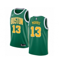 Women's Nike Boston Celtics #13 Marcus Morris Green Swingman Jersey - Earned Edition