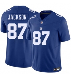 Men's New York Giants #87 Courtney Jackson Blue 2026 F.U.S.E. Vapor Untouchable Limited Football Stitched Jersey