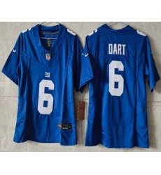 Youth New York Giants #6 Jaxson Dart Limited FUSE Blue Vapor Jersey