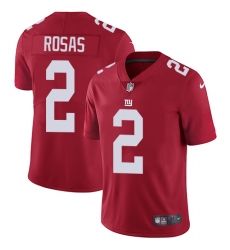 Youth Nike New York Giants #2 Aldrick Rosas Red Alternate Vapor Untouchable Elite Player NFL Jersey