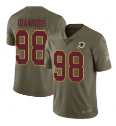 Youth Nike Washington Redskins #98 Matt Ioannidis Limited Olive 2017 Salute to Service NFL Jersey