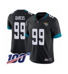 Men's Jacksonville Jaguars #99 Marcell Dareus Black Team Color Vapor Untouchable Limited Player 100th Season Football Jersey