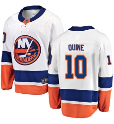 Youth New York Islanders #10 Alan Quine Fanatics Branded White Away Breakaway NHL Jersey