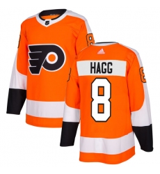Youth Adidas Philadelphia Flyers #8 Robert Hagg Authentic Orange Home NHL Jersey