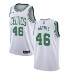 Women's Nike Boston Celtics #46 Aron Baynes Swingman White NBA Jersey - Association Edition