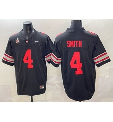 Men's Ohio State Buckeyes #4 Jeremiah Smith Black 2025 F.U.S.E. Limited Stitched Jersey