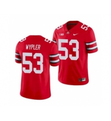 Men's Ohio State Buckeyes Tyreke Smith 11 Scarlet Game Football Jersey