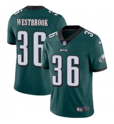 Youth Nike Philadelphia Eagles #36 Brian Westbrook Midnight Green Team Color Vapor Untouchable Limited Player NFL Jersey