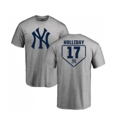 MLB Nike New York Yankees #17 Matt Holliday Gray RBI T-Shirt
