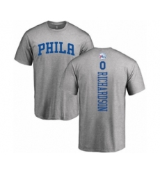Basketball Philadelphia 76ers #0 Josh Richardson Ash Backer T-Shirt