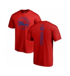Basketball Philadelphia 76ers #22 Mattise Thybulle Red One Color Backer T-Shirt
